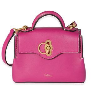 Mulberry Deep Pink Silky Calf Micro Seaton Bag